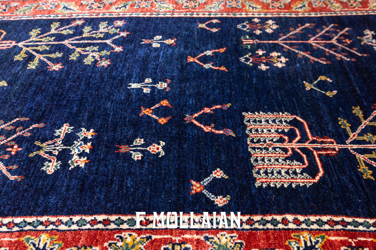 Kashkuli Gabbeh Rug Midnight Blue (122×73 cm)