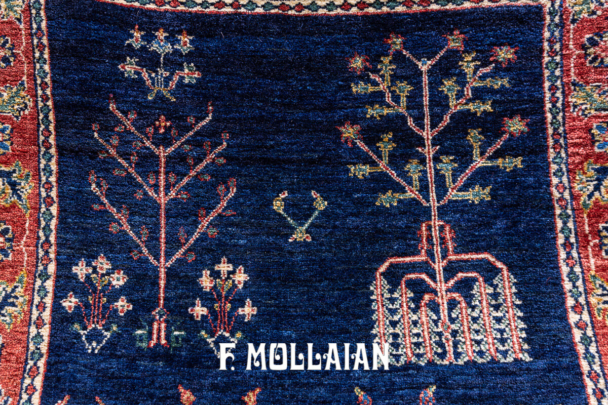 Kashkuli Gabbeh Rug Midnight Blue (122×73 cm)