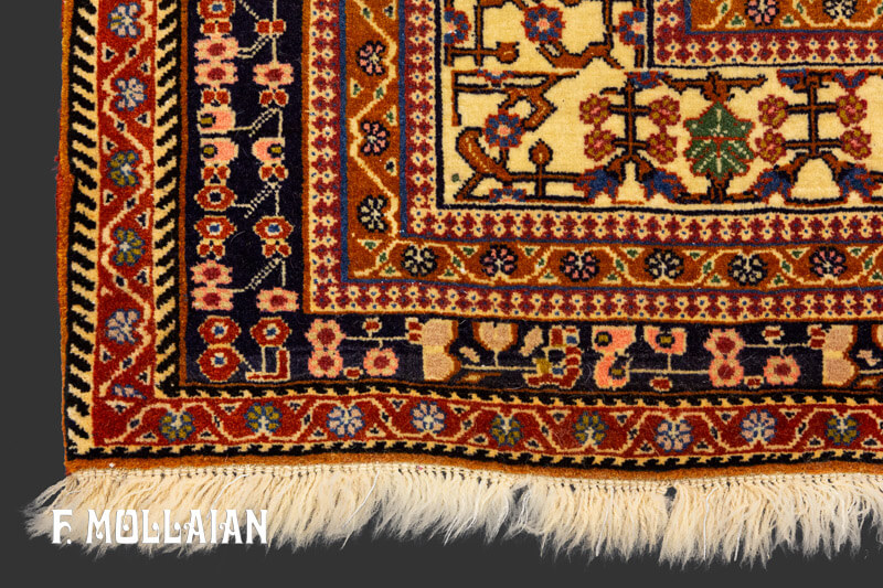 Tribal Rug Kashkuli Fine Multicolor Stripes Design (366×300 cm)