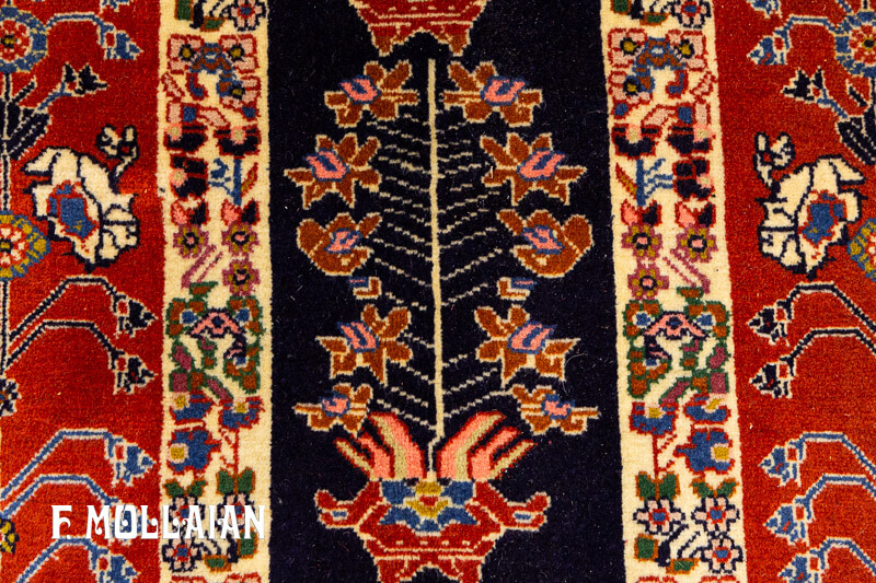 Tribal Rug Kashkuli Fine Multicolor Stripes Design (366×300 cm)