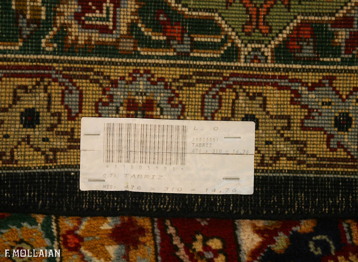 Persian Tabriz Carpet (476×310 cm)