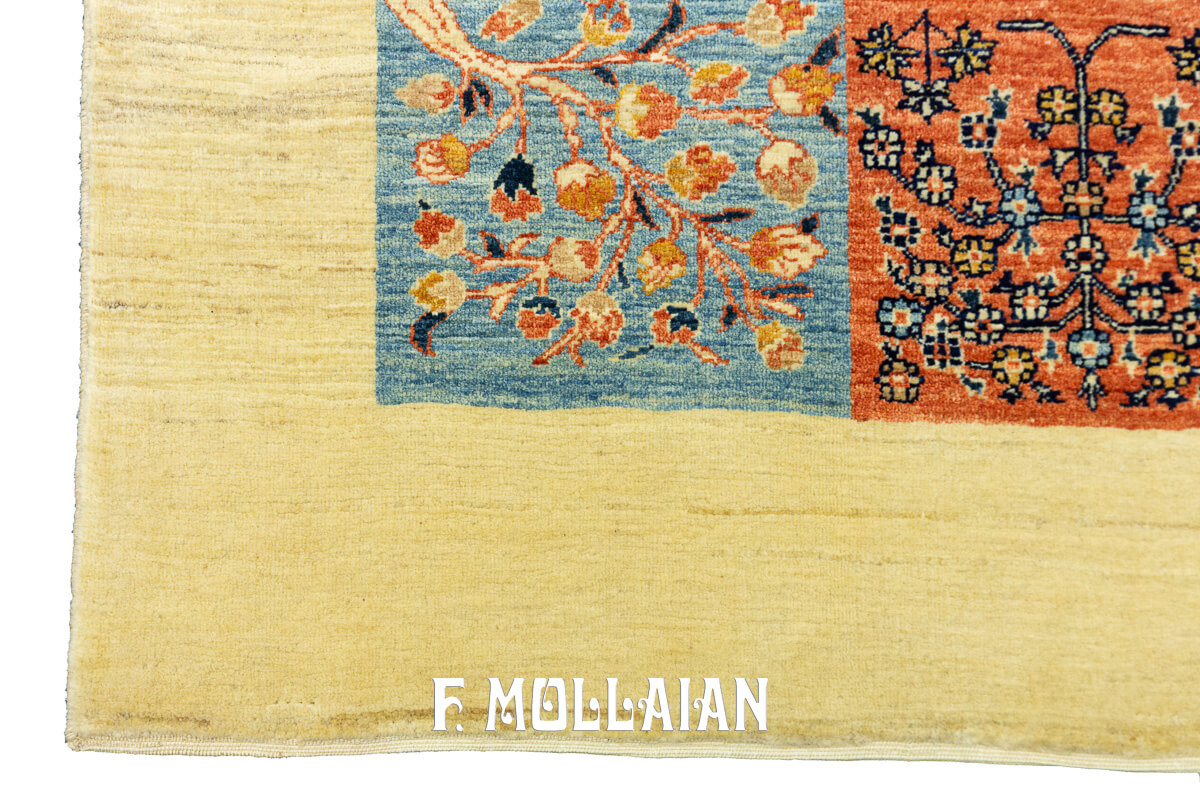 Kheshti design Persian Kashkuli Rug (166×117 cm)