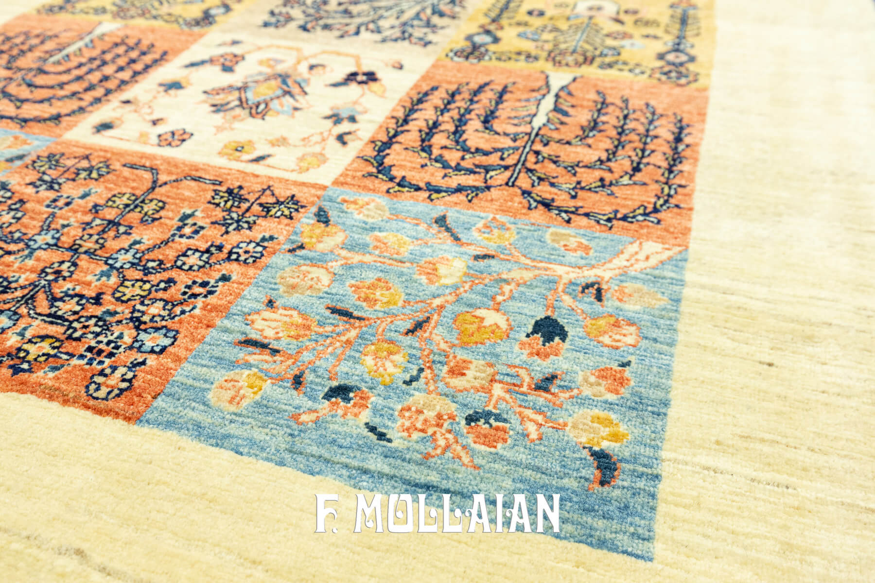 Kheshti design Persian Kashkuli Rug (166×117 cm)
