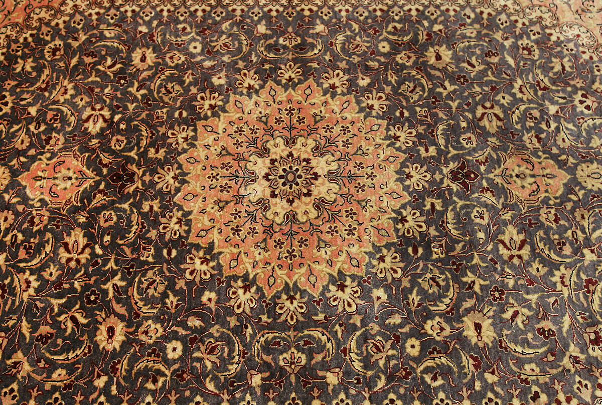 Persian Qum Silk Extra Fine Rug (145×105 cm)