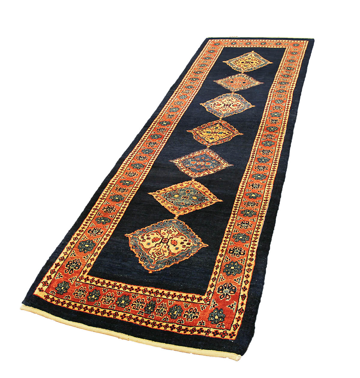 Persian Kashkuli Sherkat Rug (247×80 cm)