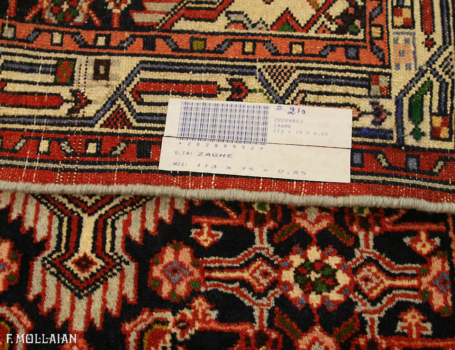 Tappeto Persiano Zaghe (113×75 cm)