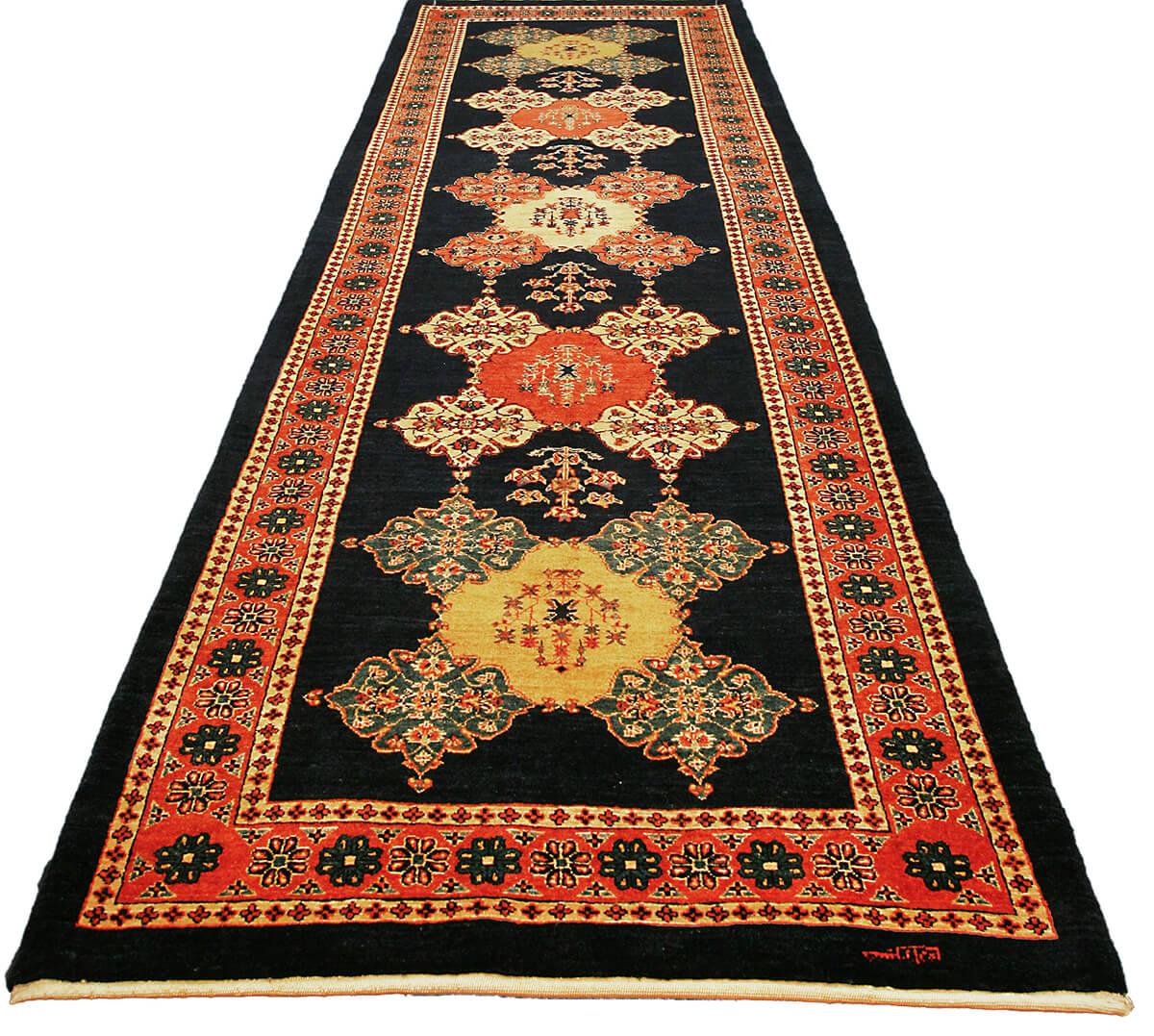 Persian Kashkuli Sherkat Runner (303×89 cm)