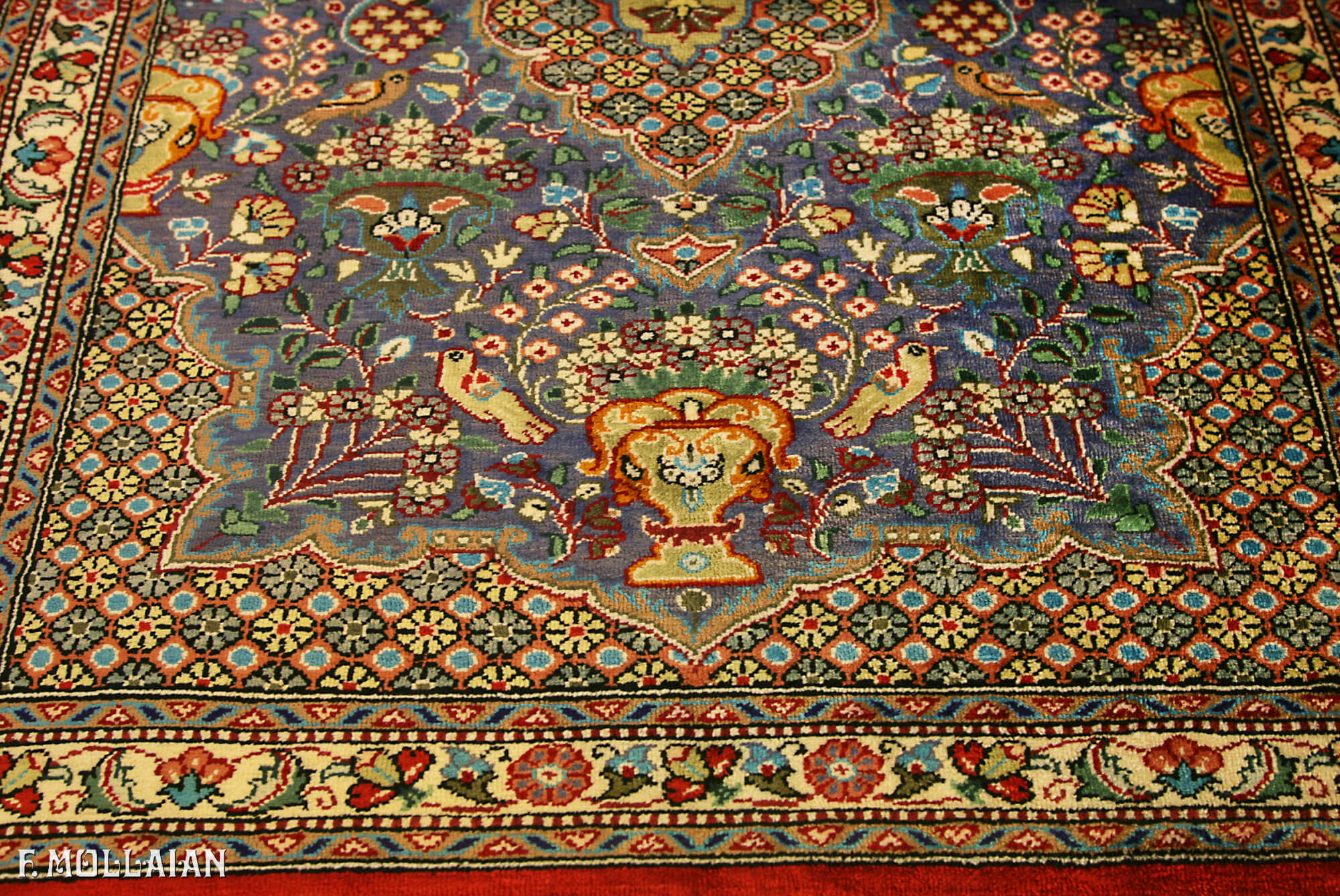 Persian Qum Silk Extra Fine Rug (76×56 cm)