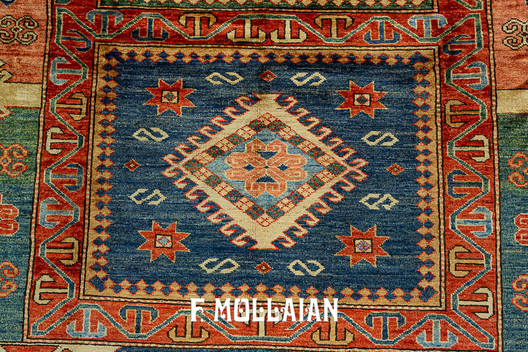 Bellissimo tappeto Uzbek Royal annodato a mano (317×198 cm)