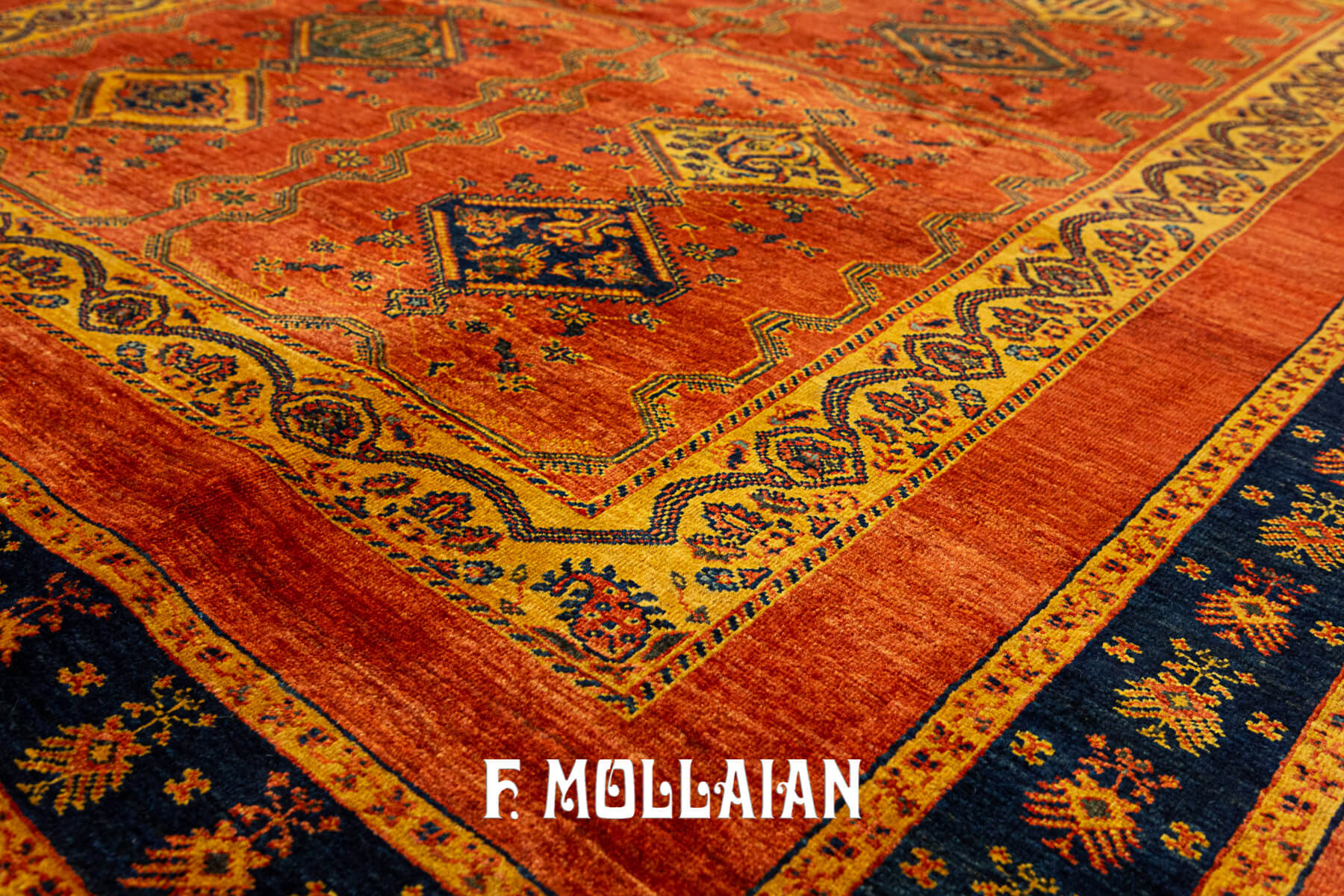 New Hand-Knotted Persian Kashkuli Sherkat Rug (195×178 cm)