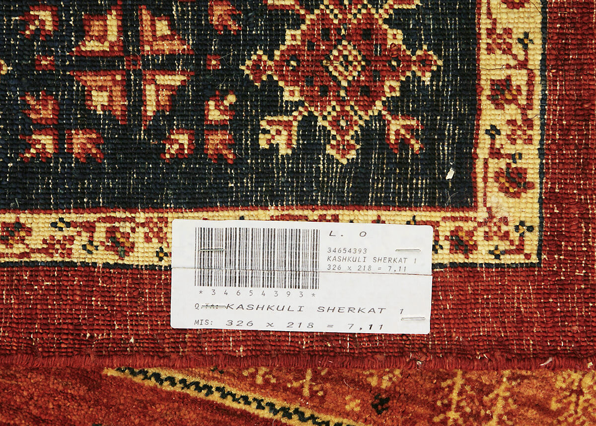 Tappeto Persiano Kashkuli Sherkat (326×218 cm)