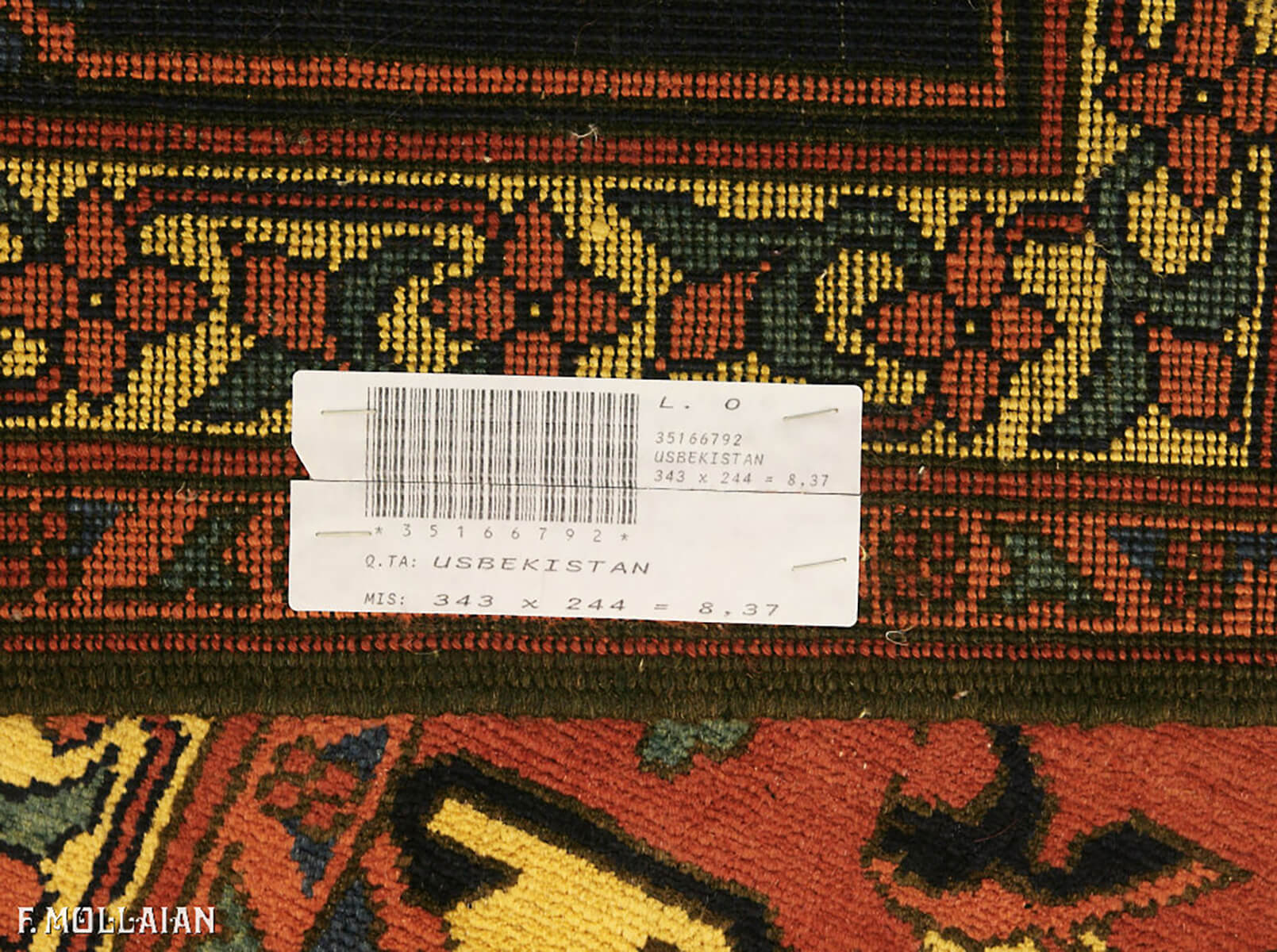 Uzbekistan Carpet (343×244 cm)