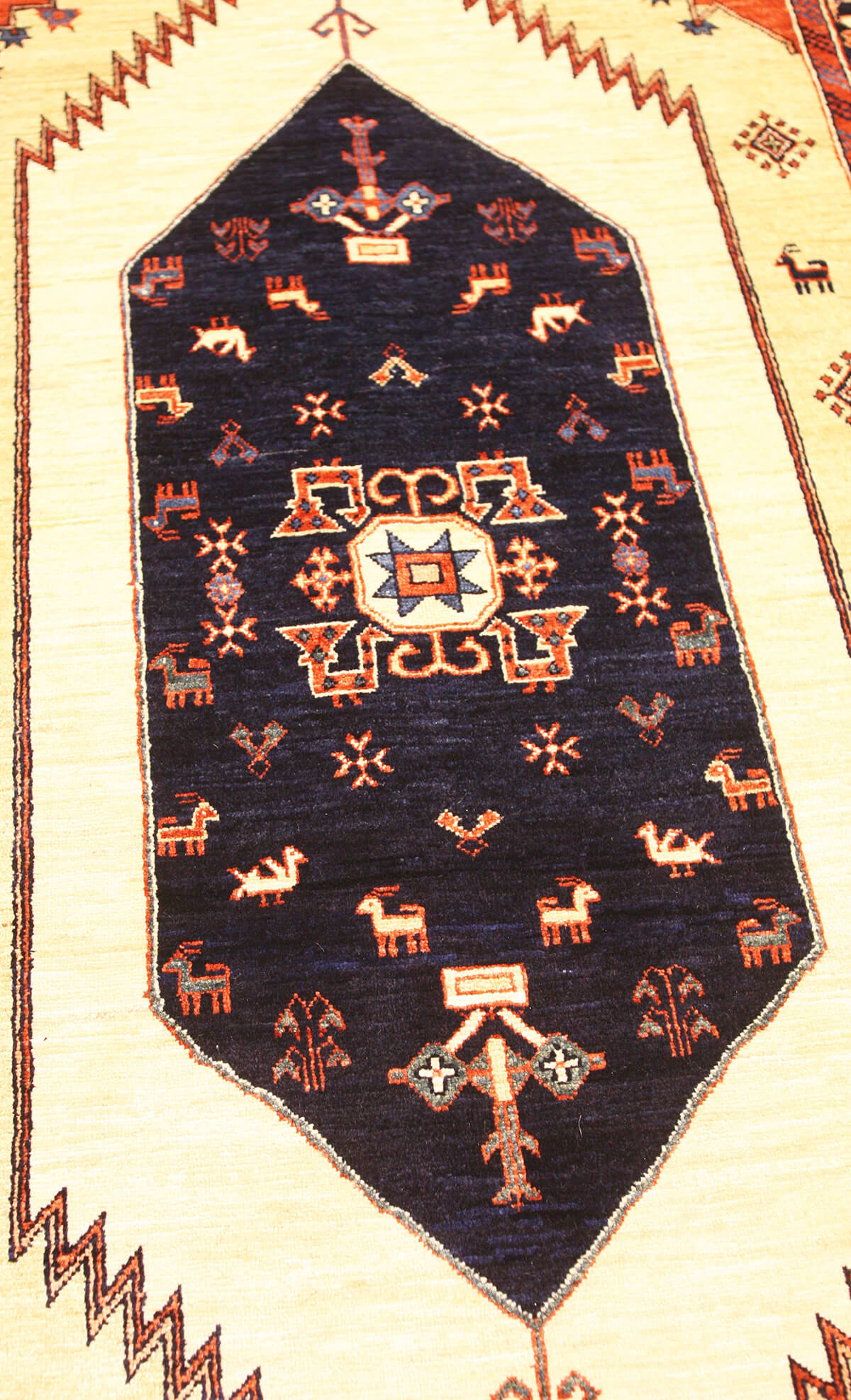 Persian Kashkuli Sherkat Rug (158×108 cm)