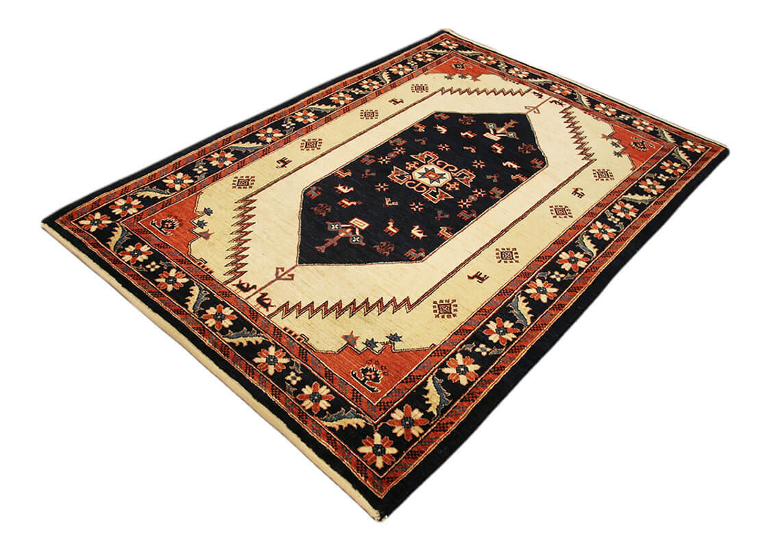 Persian Kashkuli Sherkat Rug (158×108 cm)