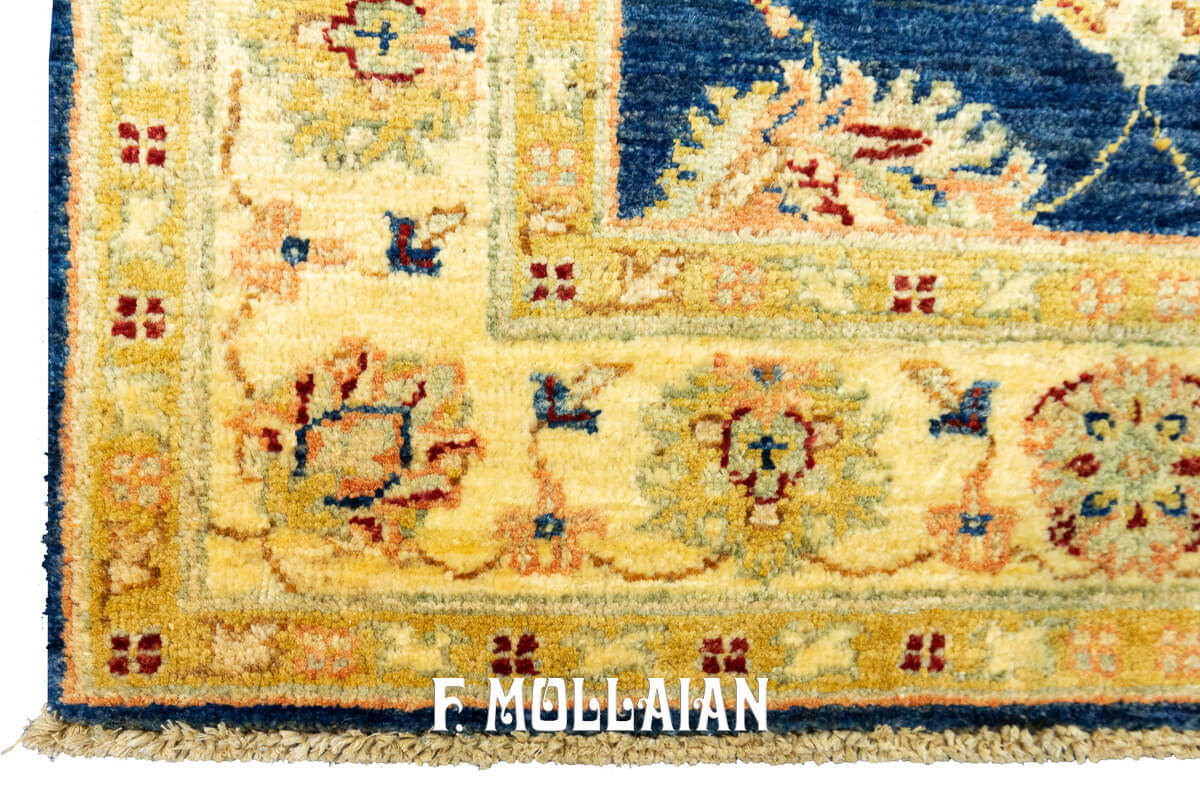Tappeto per corridoio Yadan Royal a Fondo Blu (201×74 cm)