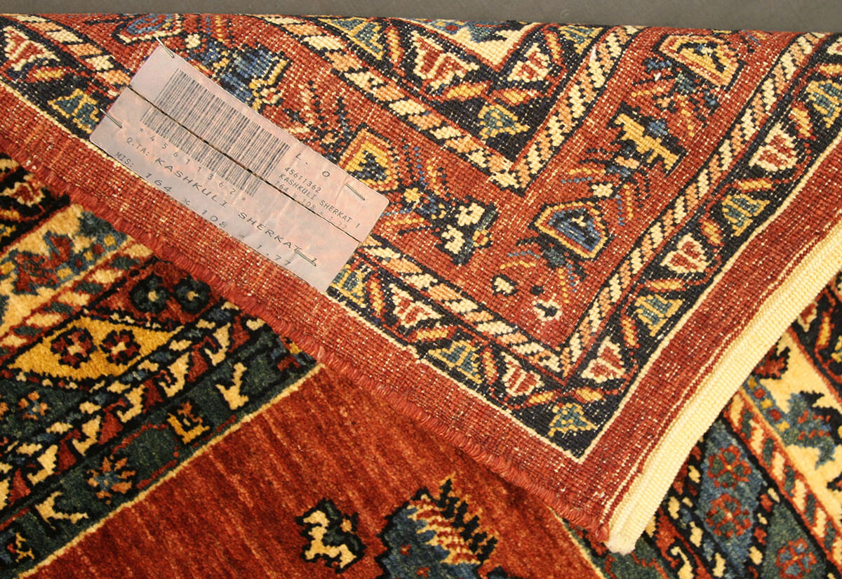 Tappeto Persiano Kashkuli Sherkat (164×108 cm)