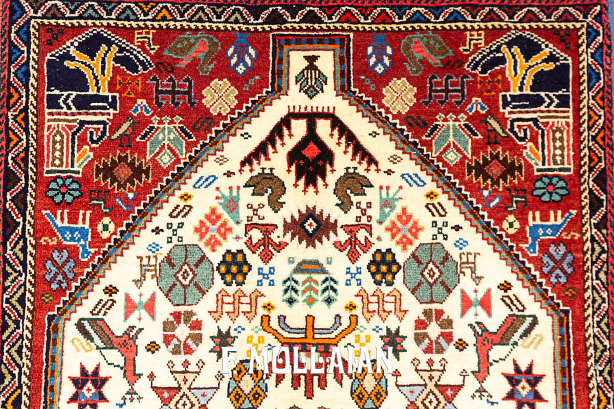 Small Classic Persian Abadeh Rug (148x68 cm)