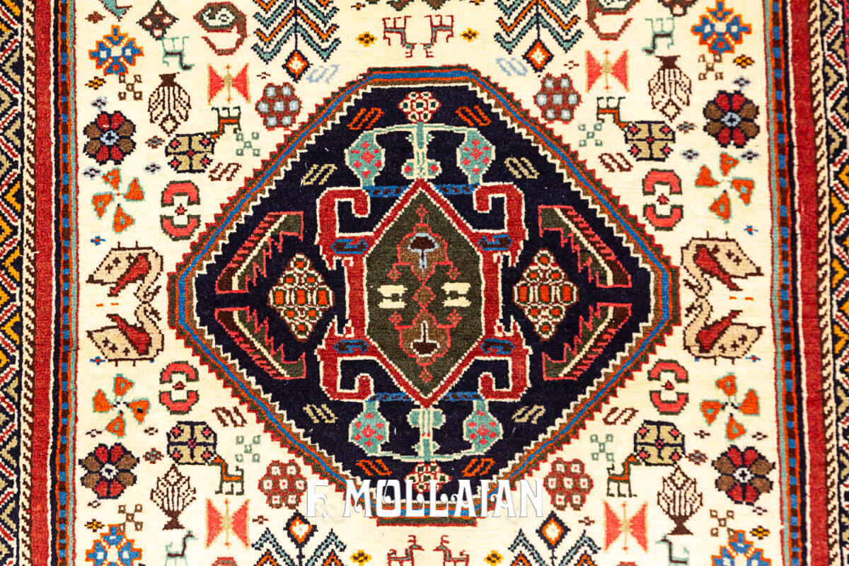Small Classic Persian Abadeh Rug (148x68 cm)