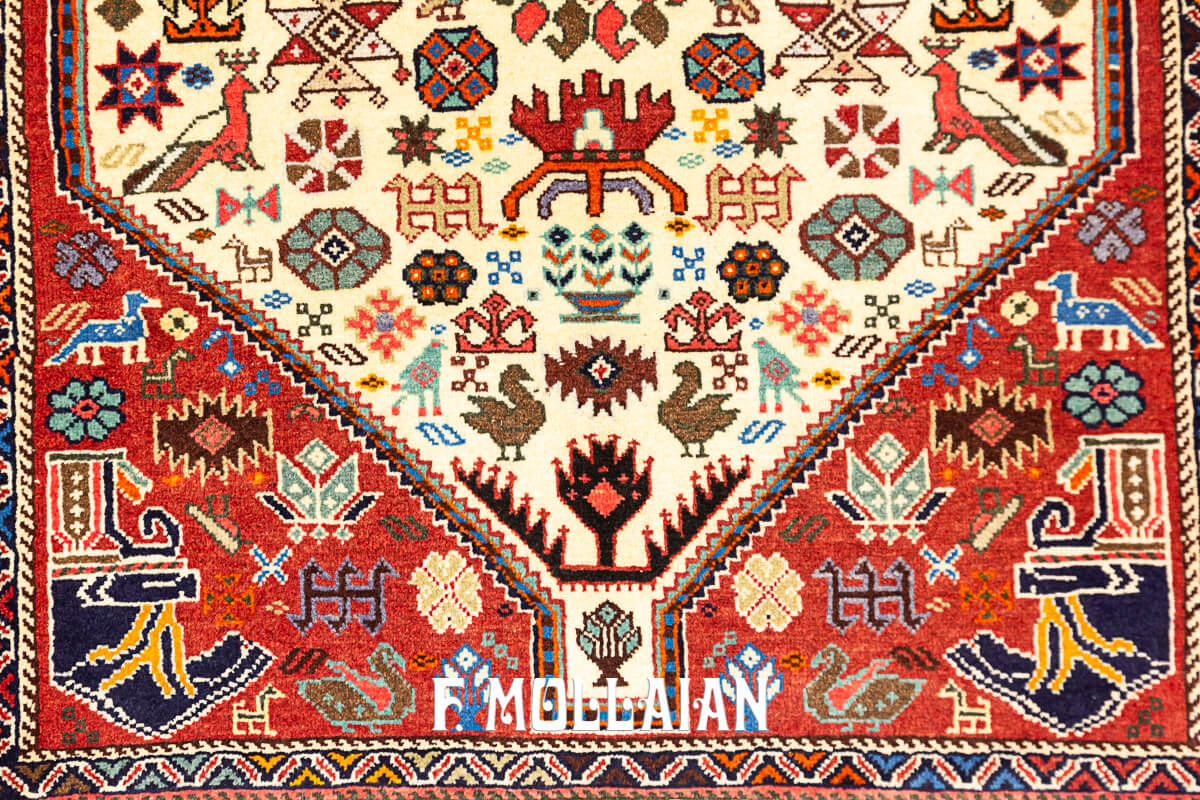 Small Classic Persian Abadeh Rug (148x68 cm)