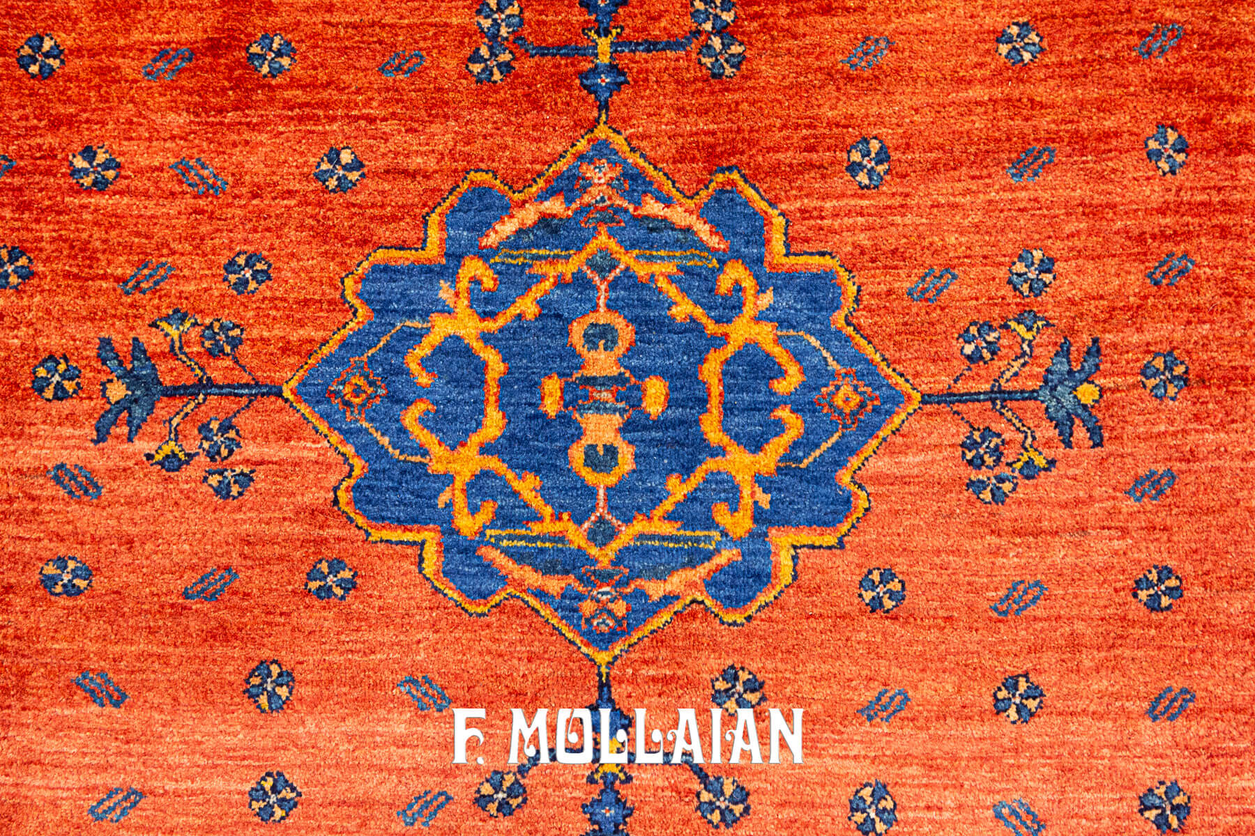 Tribal-design persian Hand-knotted Kashkuli Sherkat Carpet (293×219 cm)