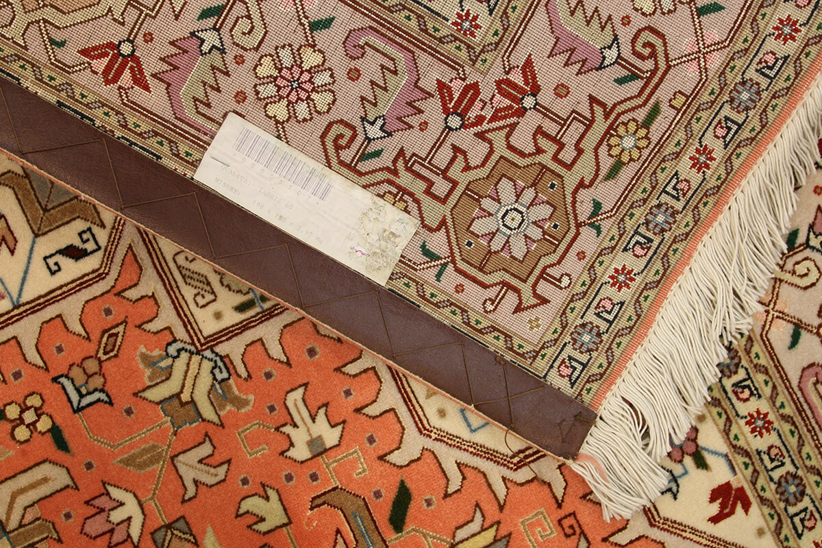 Persian Tabriz 60 Part Silk Rug (198×150 cm)