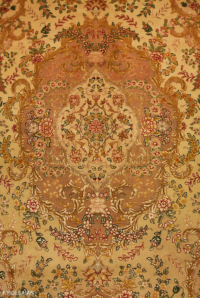 Persian Tabriz Extra Fine Part Silk Carpet (304×203 cm)