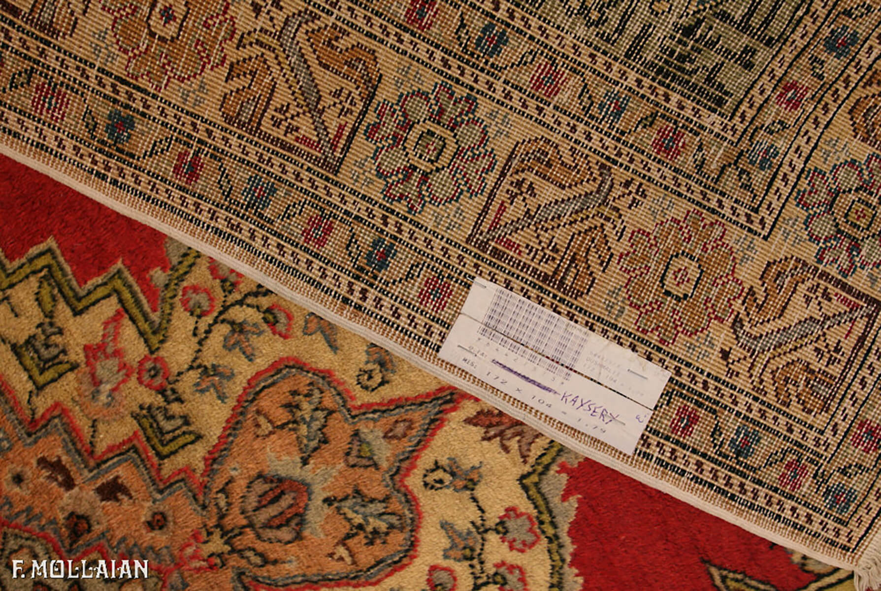 Old Turkish Kayseri Rug (172×104 cm)