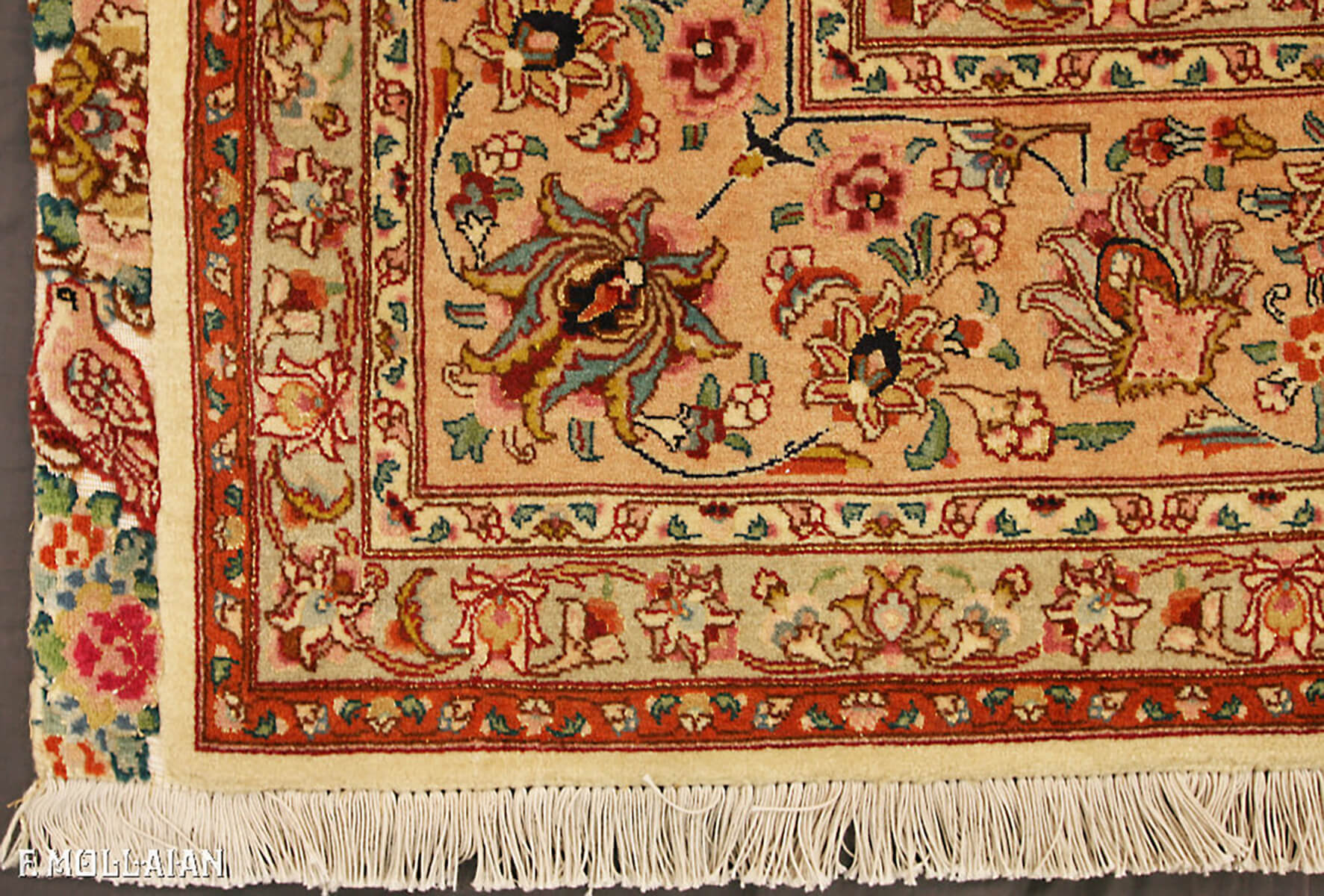 Persian Tabriz Extra Fine Part Silk Carpet (304×197 cm)