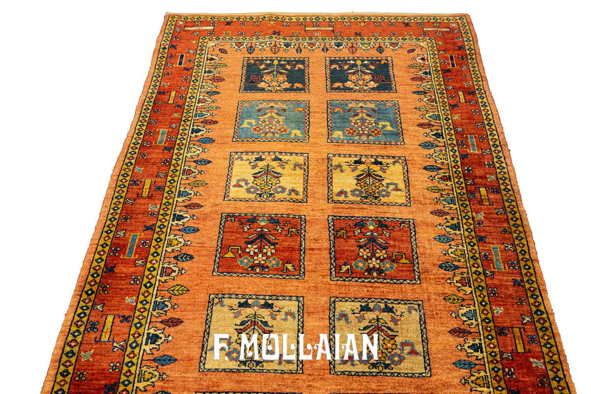 Vintage Persian Kashkuli Sherkat Hand-Knotted Runner (273×89 cm)