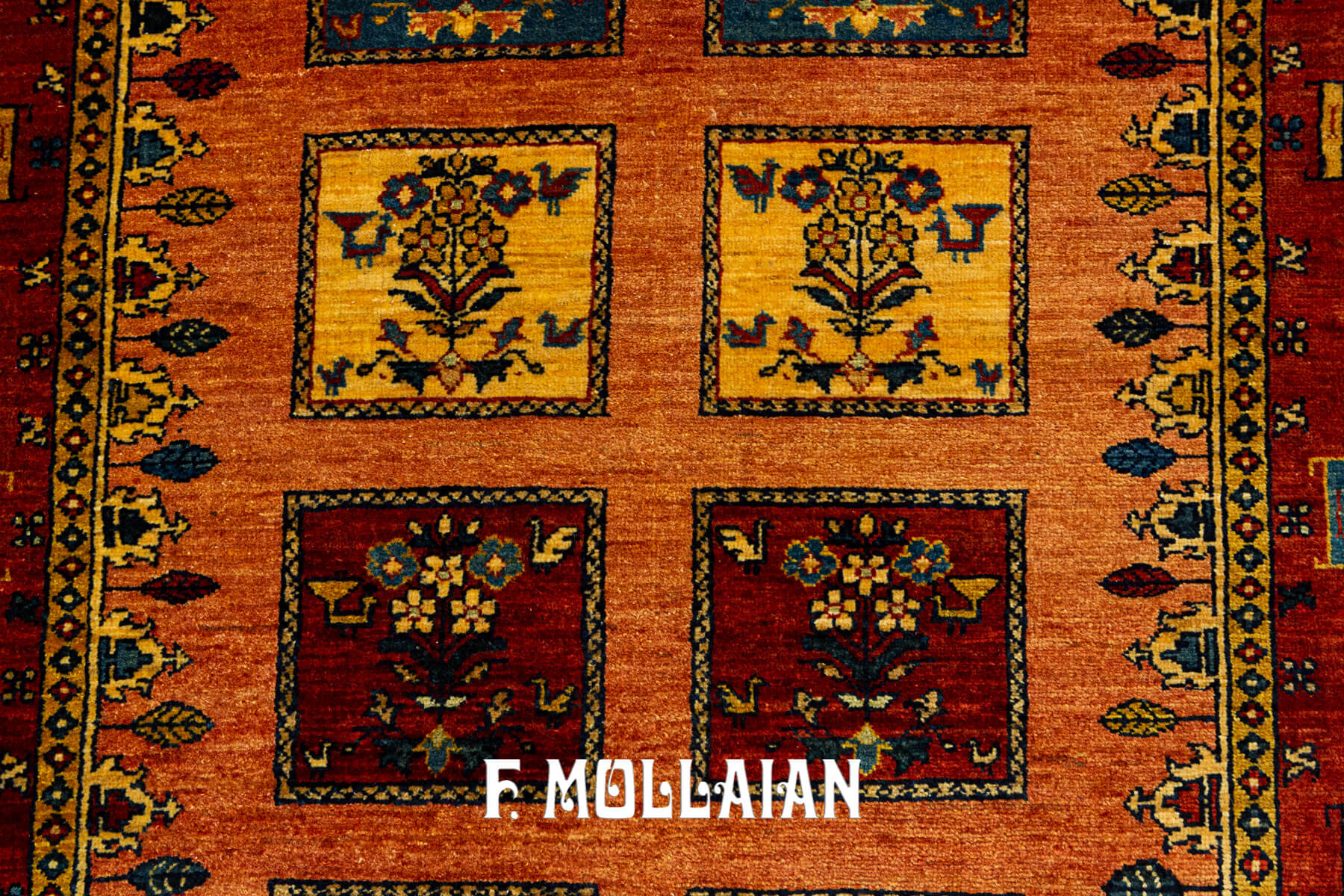Vintage Persian Kashkuli Sherkat Hand-Knotted Runner (273×89 cm)