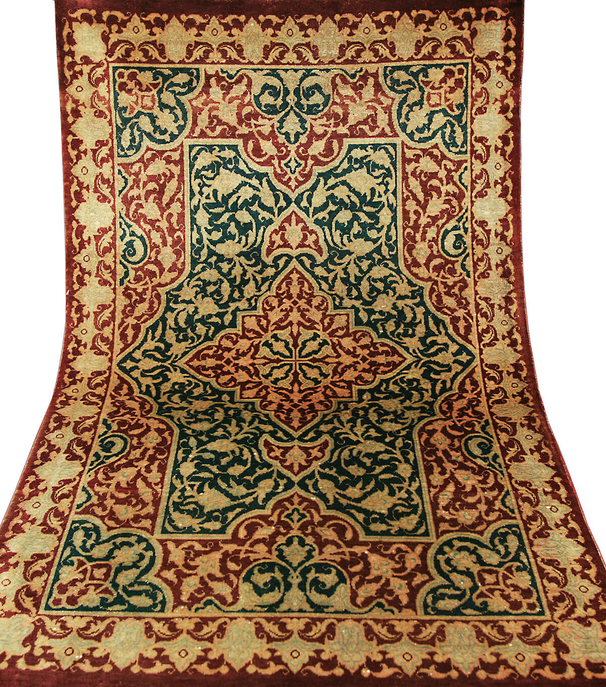 Persian Qum Silk Extra Fine Rug (88×54 cm)