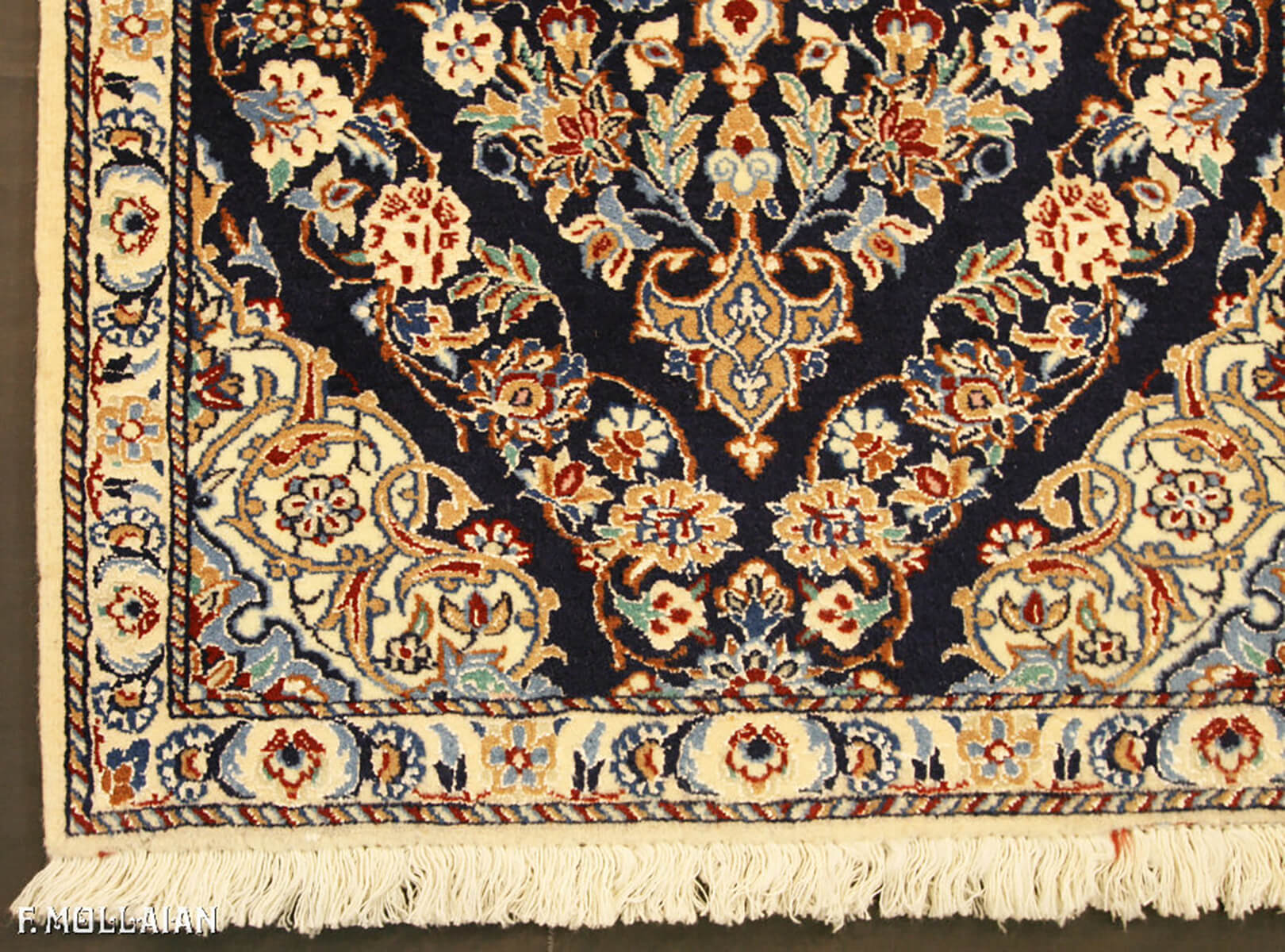 Persian Nain Extra Fine 6LA Part Silk Rug (148×50 cm)