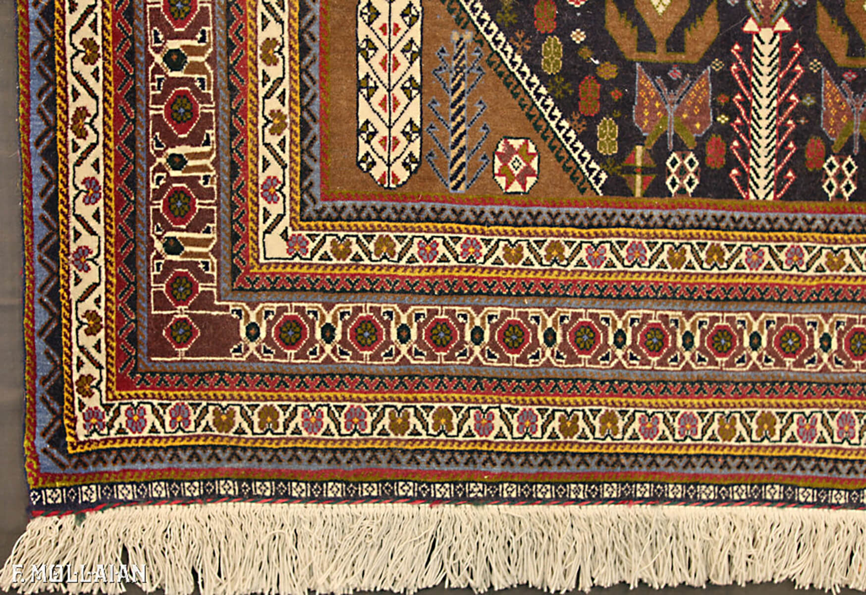 Persian Kashkuli Sherkat Rug (120×81 cm)