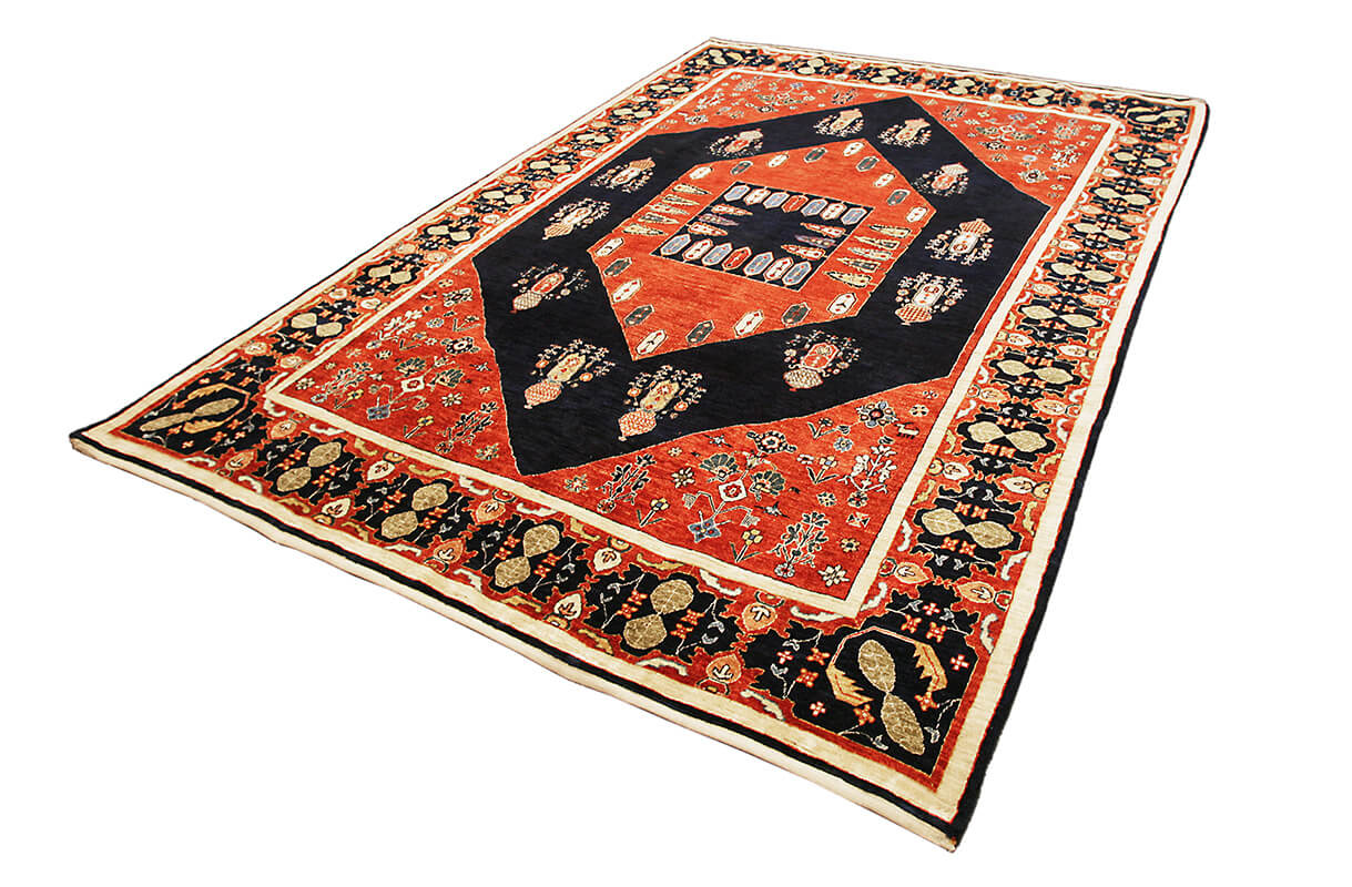 Persian Kashkuli Sherkat Carpet (287×203 cm)