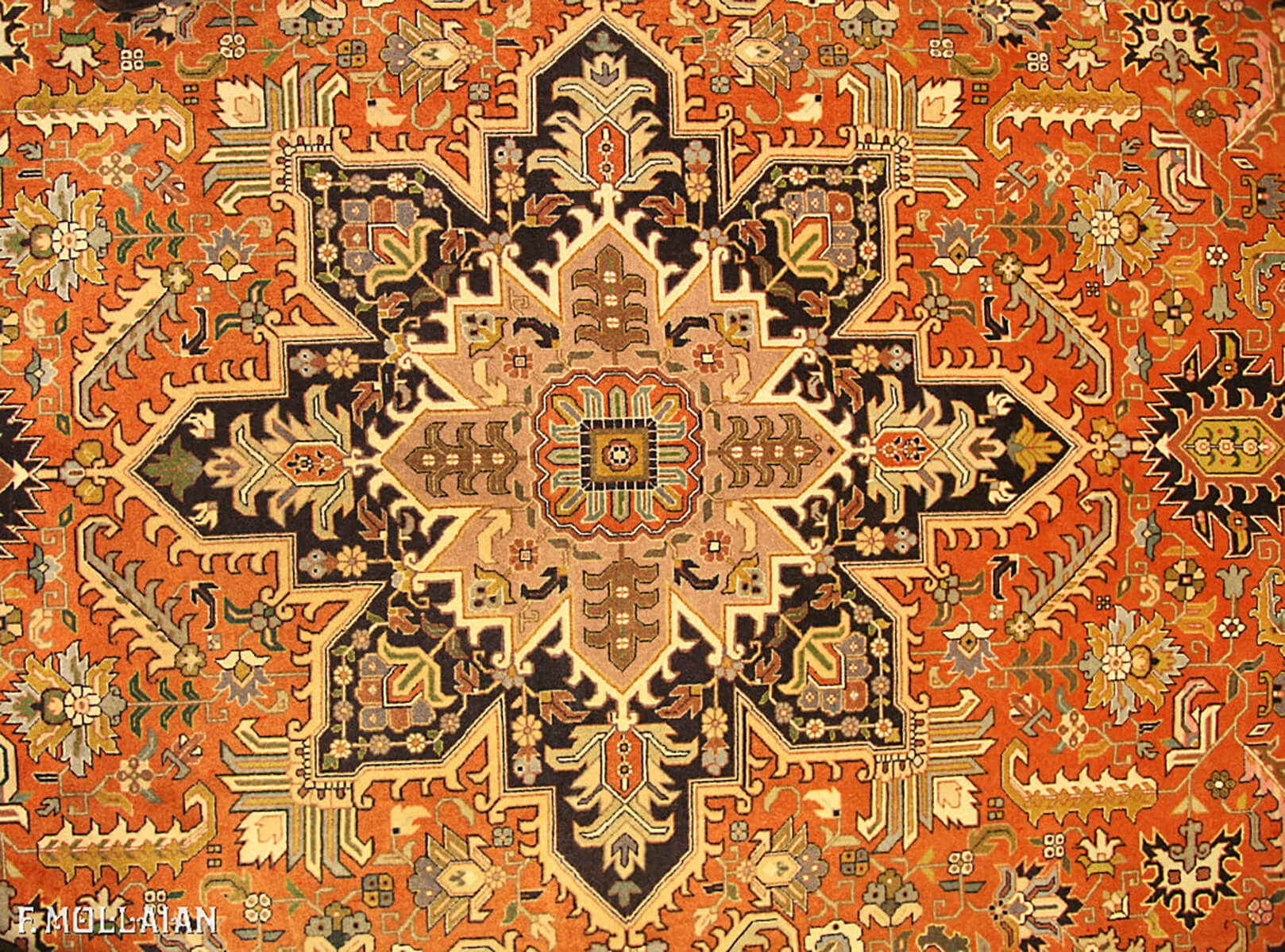 Persian Tabriz Part Silk Extra Fine Carpet (300×206 cm)
