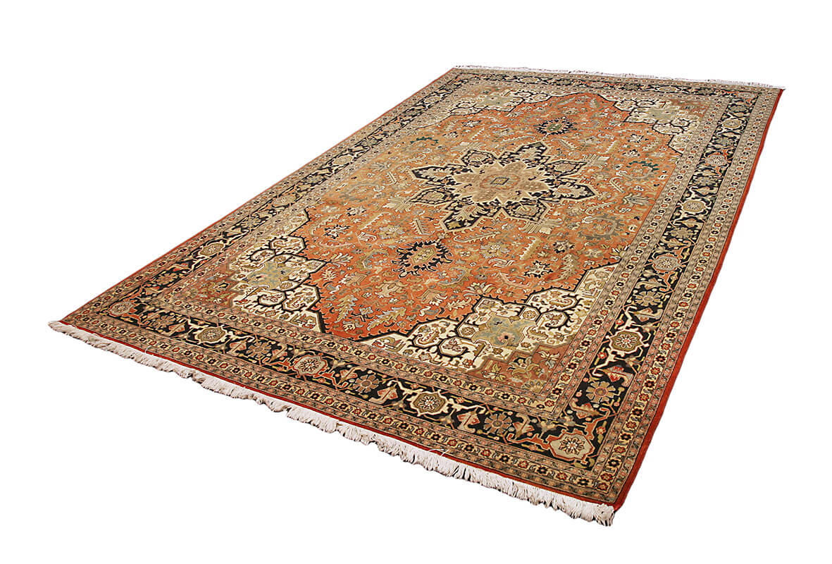 Persian Tabriz Part Silk Extra Fine Carpet (300×206 cm)