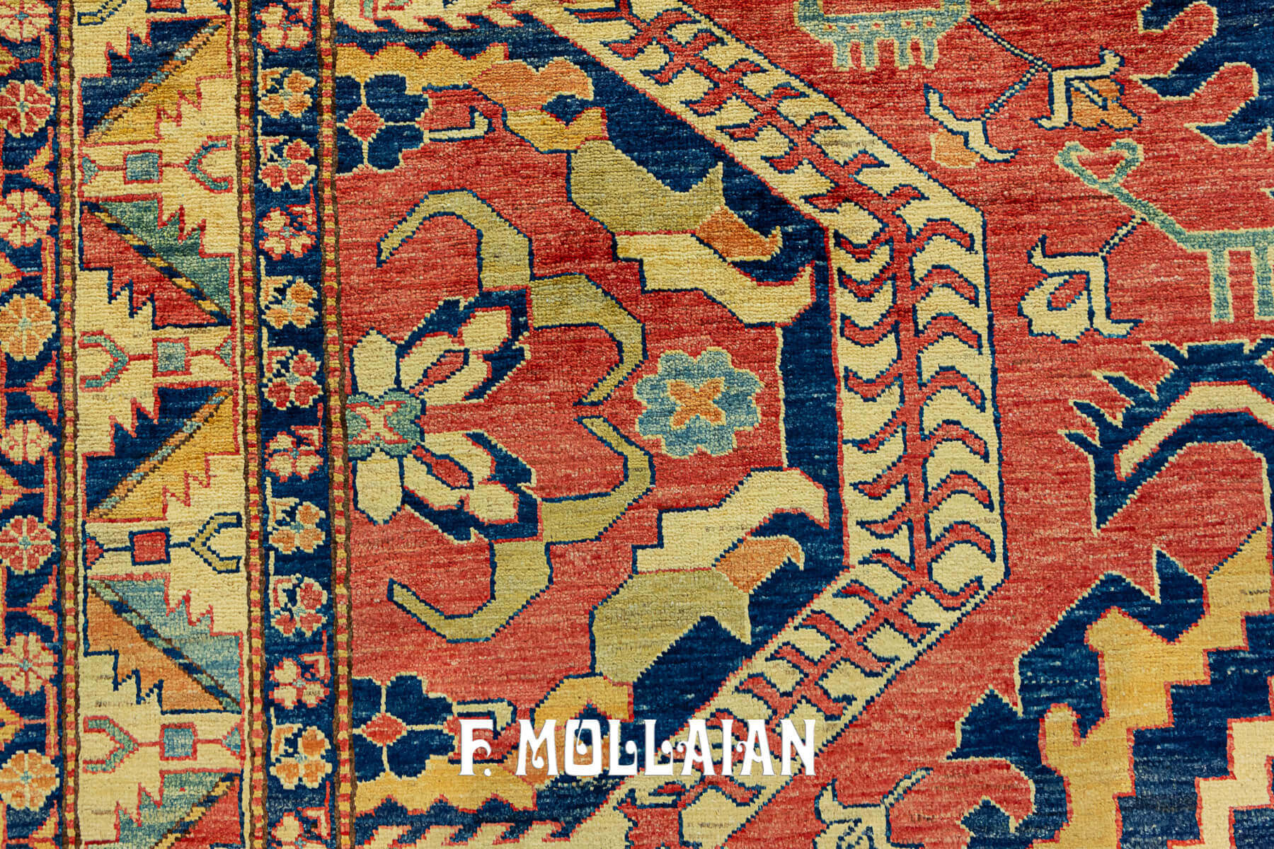 Tappeto Uzbek Royal annodato a mano (335×231 cm)