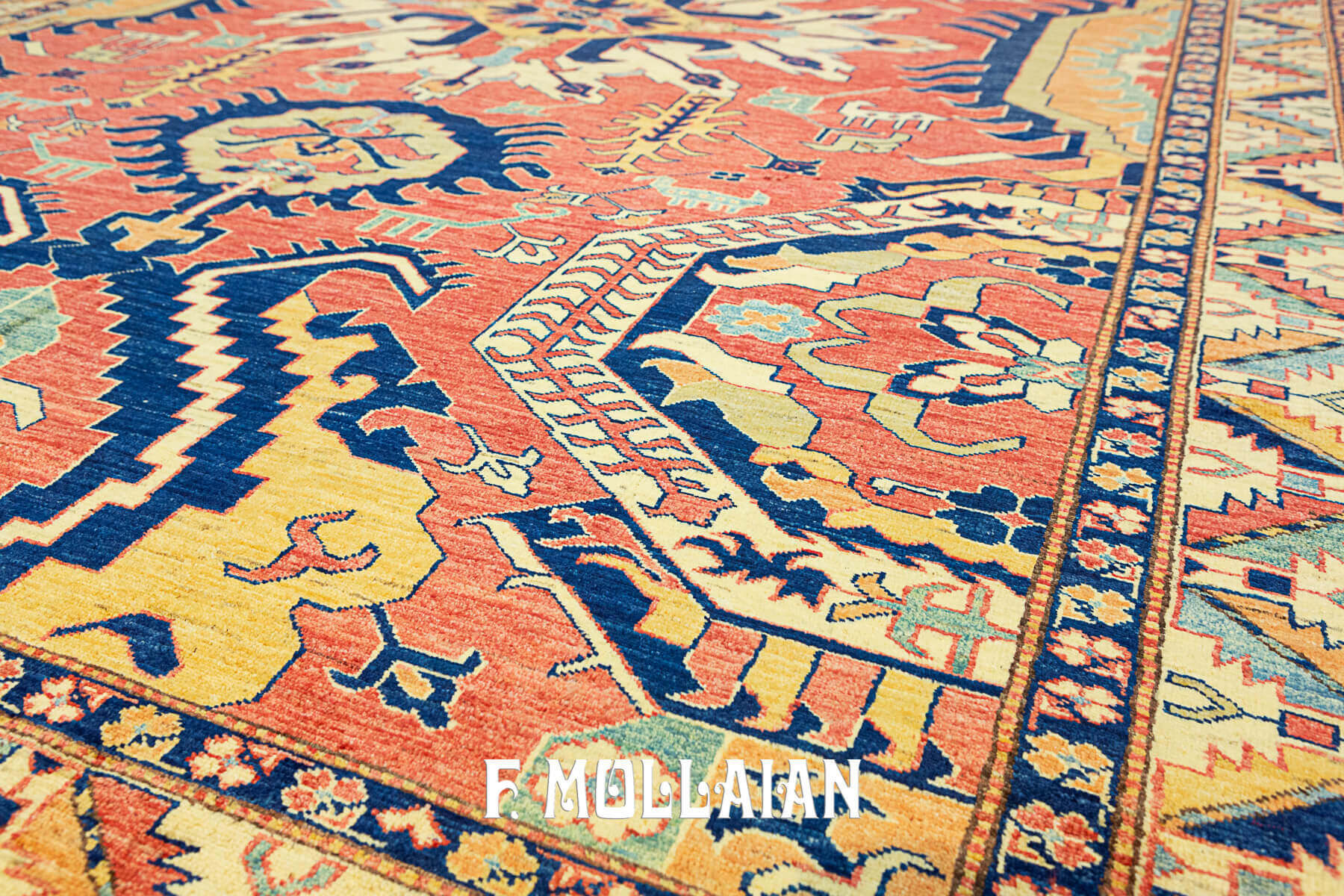 Tappeto Uzbek Royal annodato a mano (335×231 cm)