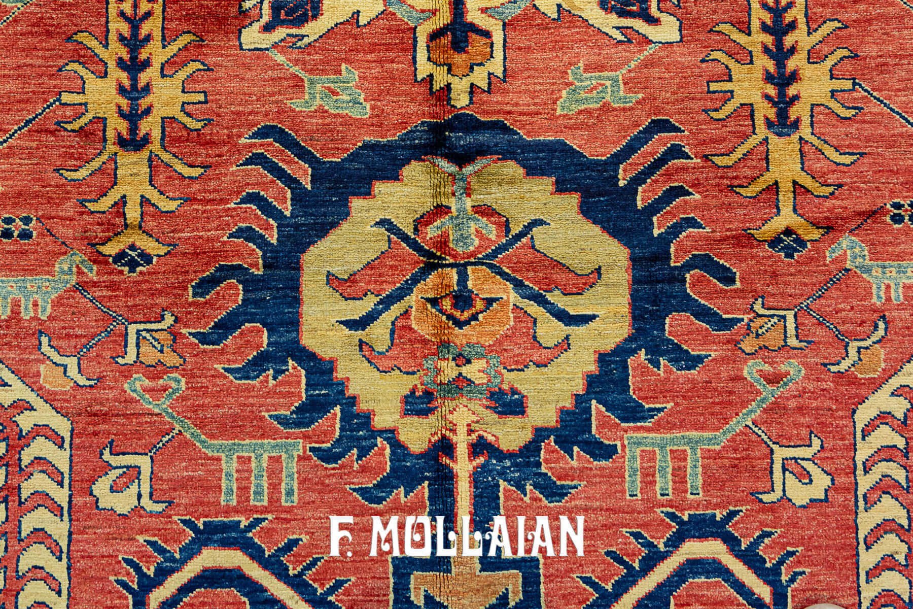 Tappeto Uzbek Royal annodato a mano (335×231 cm)
