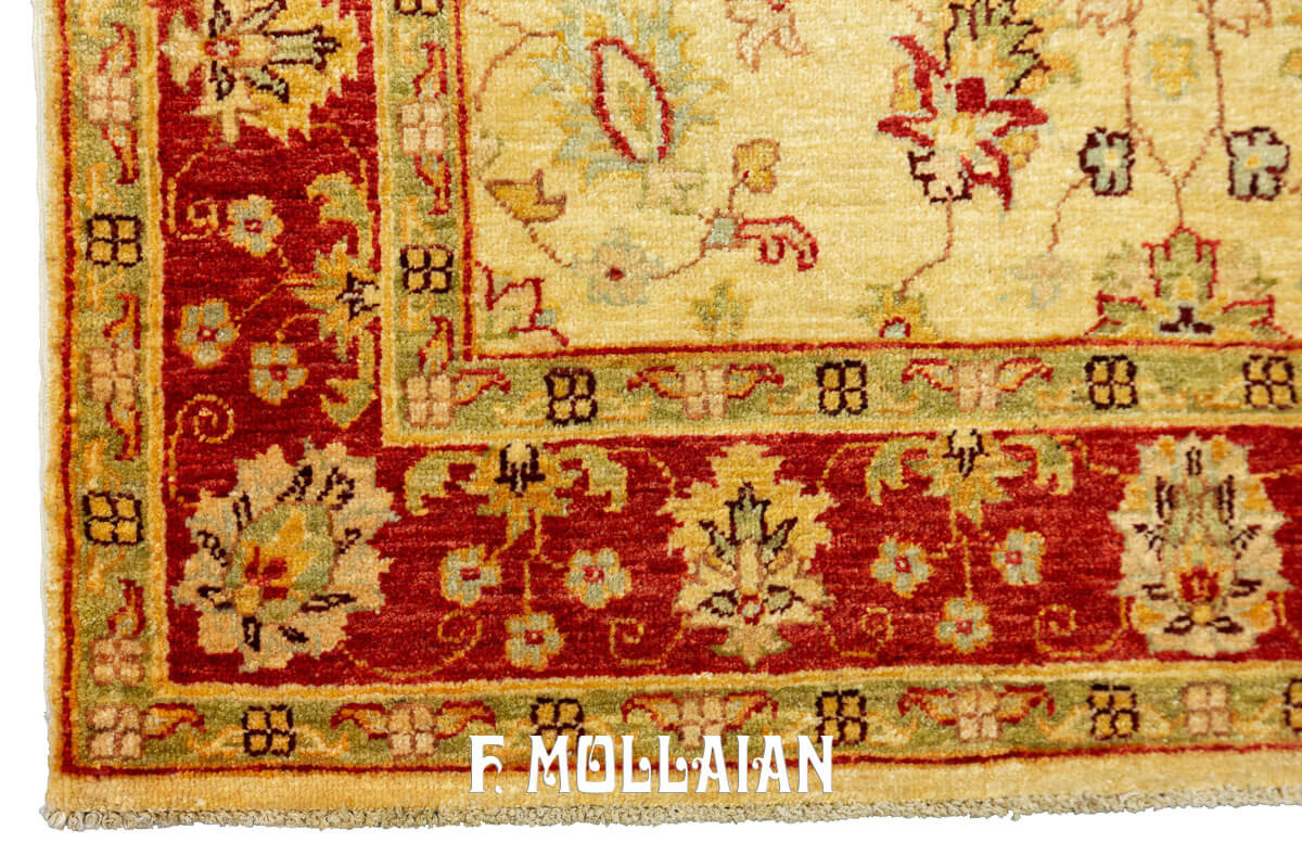 Tappeto Yadan All-over Floreale Annodato a Mano (186×117 cm)