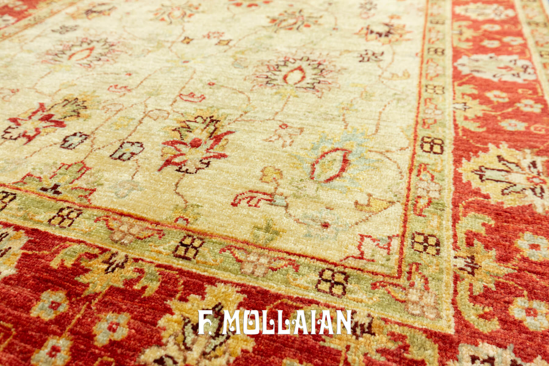 Tappeto Yadan All-over Floreale Annodato a Mano (186×117 cm)
