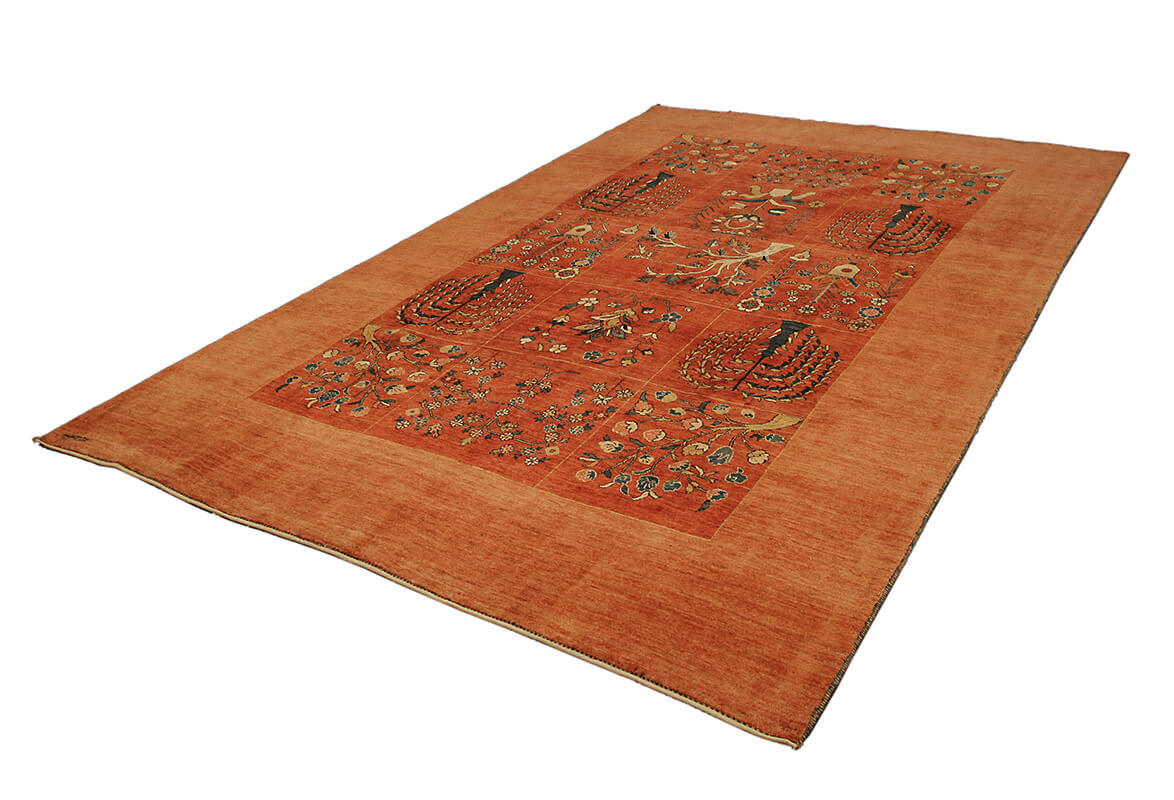 Persian Kashkuli Garden Design Carpet (310×205 cm)
