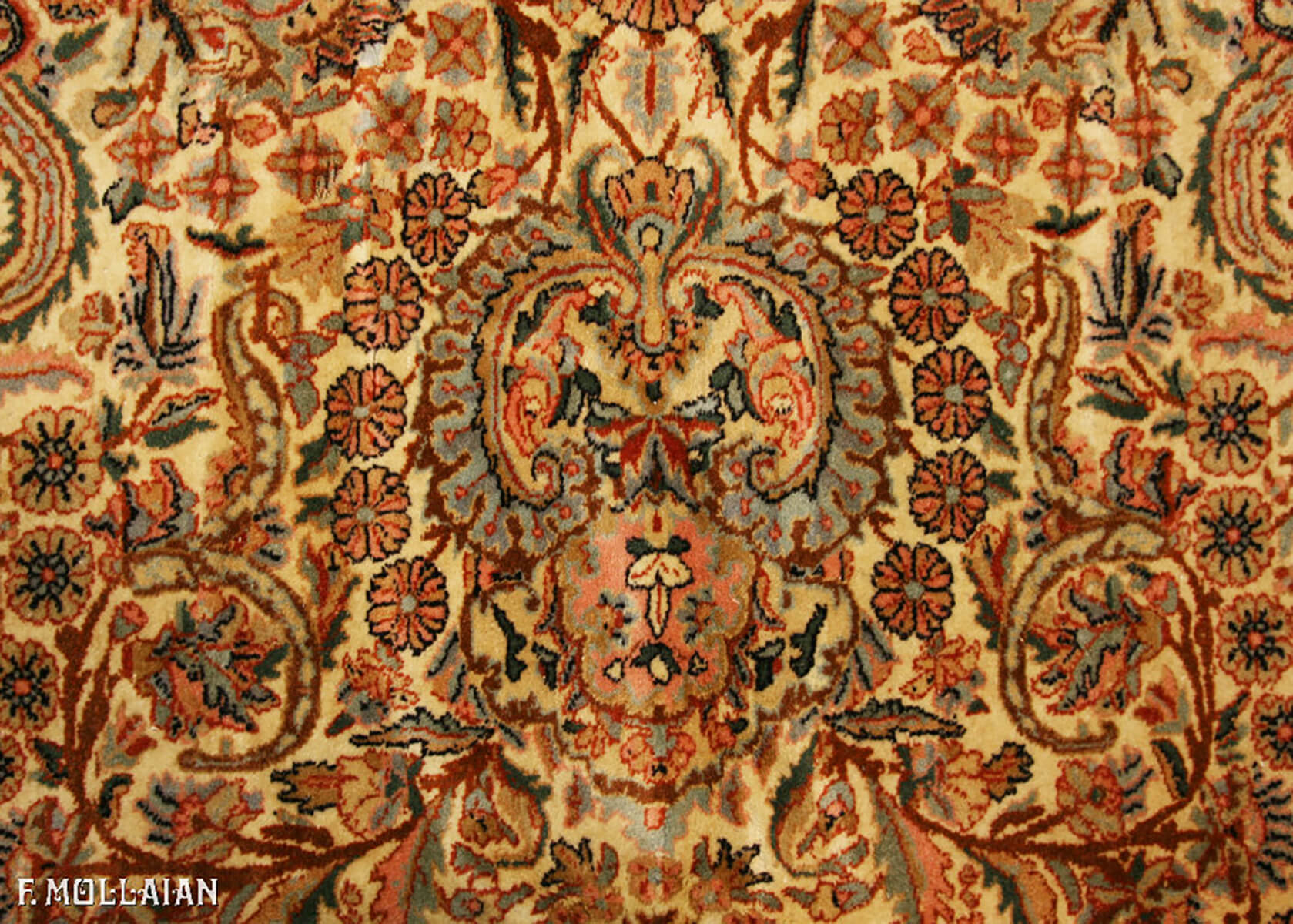 Old Persian Kerman Carpet (294×205 cm)