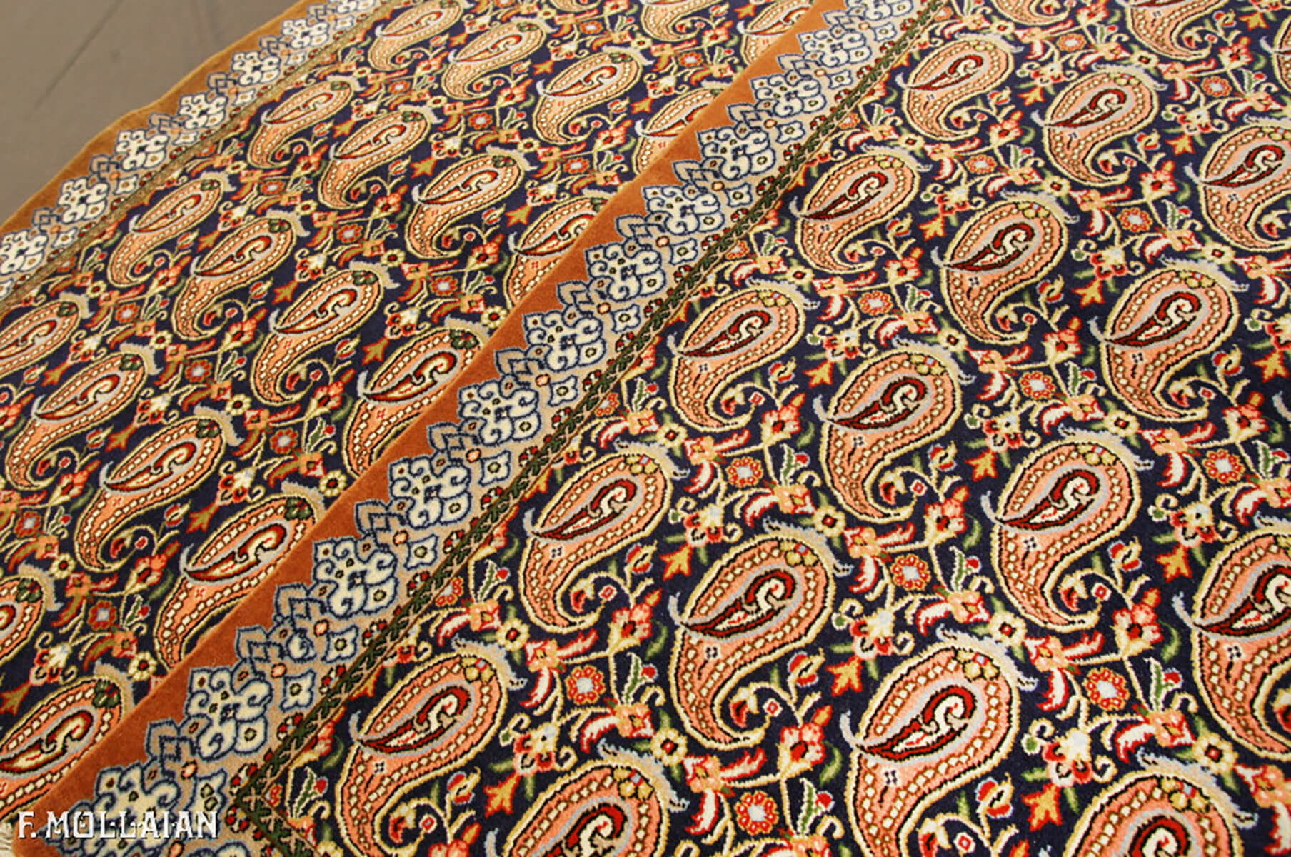 Persian Qum Kurk Rug (122×82 cm)