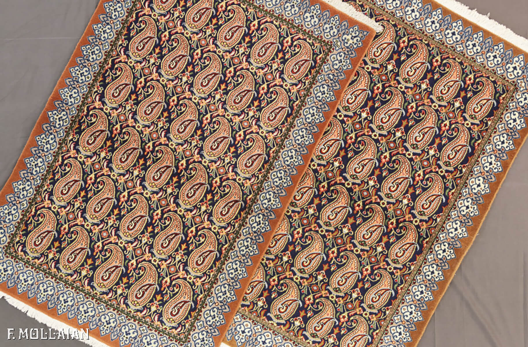 Persian Qum Kurk Rug (122×82 cm)