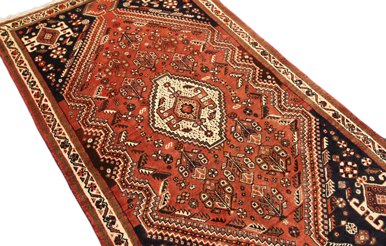 Persian Kashkai (Qashqay) Rug (148×87 cm)
