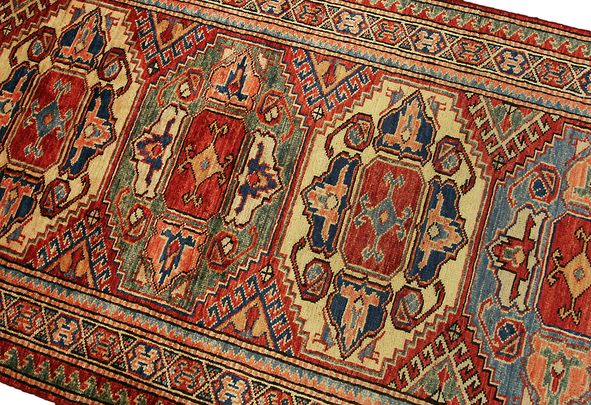 A Decorative Uzbek Royal Runner (301×84 cm)