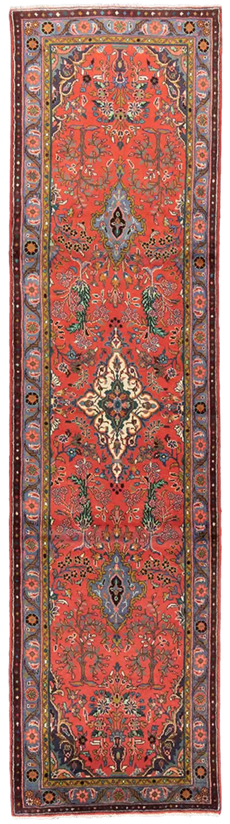 Tappeto per corridoio Annodato a Mano Lilian Persiano (320×73 cm)